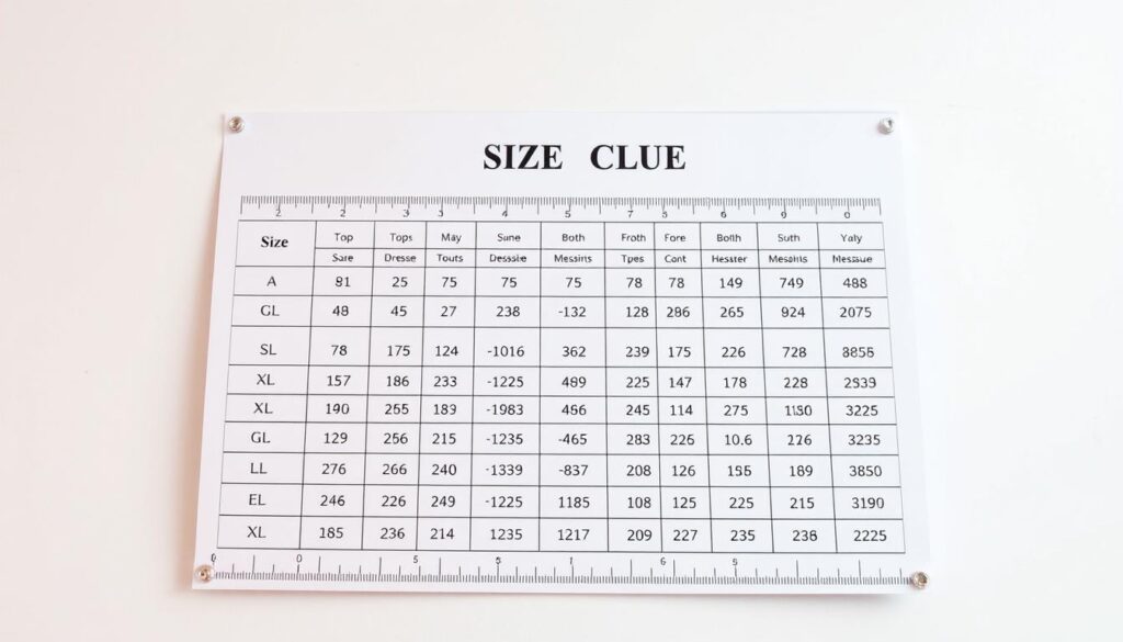 A meticulously detailed Shein sizing guide, displayed against a clean, minimalist background. The guide showcases a grid layout with size measurements for various garment types, including tops, dresses, and bottoms. The measurements are presented in a clear, easy-to-read format, with ruler-like lines and numerical values. The lighting is soft and diffused, creating a professional, informative atmosphere. The camera angle is slightly elevated, giving a comprehensive overview of the sizing information. The image conveys a sense of utility and practicality, designed to help users navigate Shein's sizing options with confidence. A meticulously detailed Shein sizing guide, displayed against a clean, minimalist background. The guide showcases a grid layout with size measurements for various garment types, including tops, dresses, and bottoms. The measurements are presented in a clear, easy-to-read format, with ruler-like lines and numerical values. The lighting is soft and diffused, creating a professional, informative atmosphere. The camera angle is slightly elevated, giving a comprehensive overview of the sizing information. The image conveys a sense of utility and practicality, designed to help users navigate Shein's sizing options with confidence.