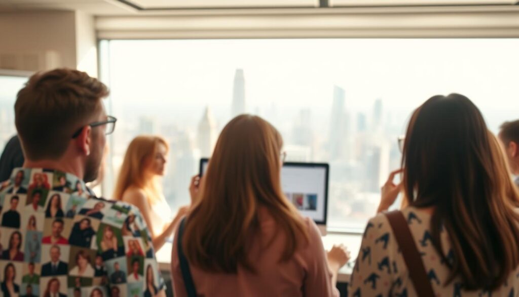 A vibrant community forum with lively discussions, user-generated product reviews, and honest feedback. In the foreground, a collage of thumbnail images and comment icons represents the diverse voices and perspectives shared. The middle ground showcases a sleek, minimalist desktop interface, hinting at the digital canvas where shoppers can explore and engage. The background features a soft, blurred cityscape, evoking the global reach and community-driven nature of the Shein shopping experience. Warm, natural lighting and a subtle color palette create a welcoming, approachable atmosphere, inviting users to dive into the wealth of community insights.