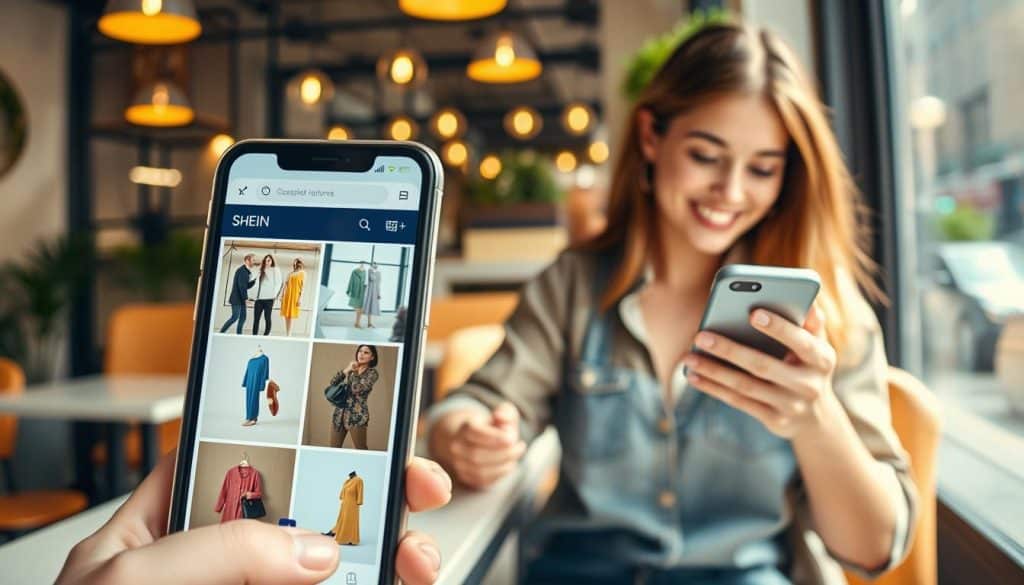 SHEIN mobile shopping
