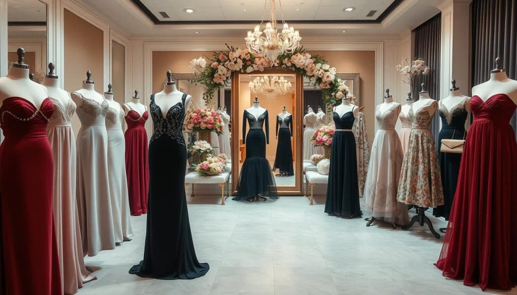 chic dresses for evening wear