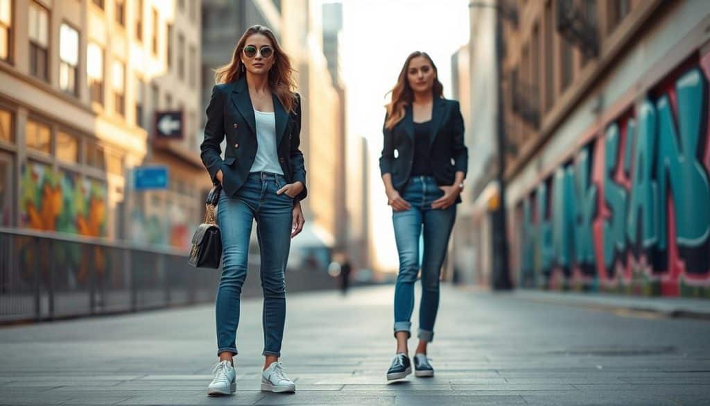 high-low styling high-low styling