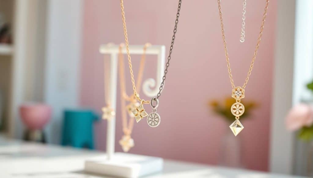 layered necklaces Shein